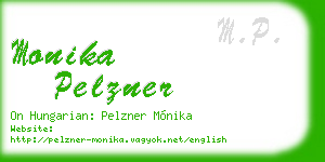 monika pelzner business card